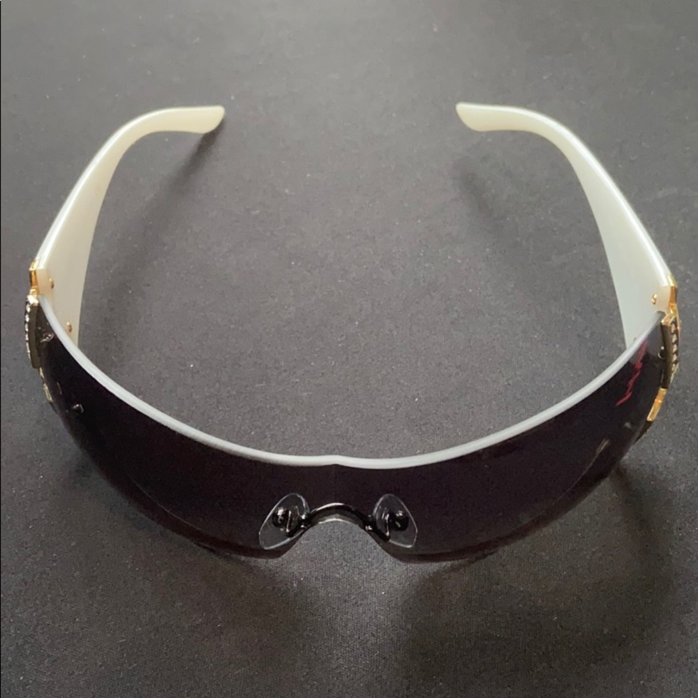 BVLGARI Sunglasses pearl white frame